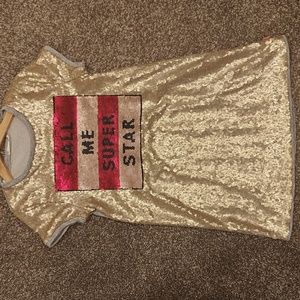 Billieblush call me super star sequin dress 8